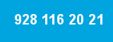 928 116 20 21